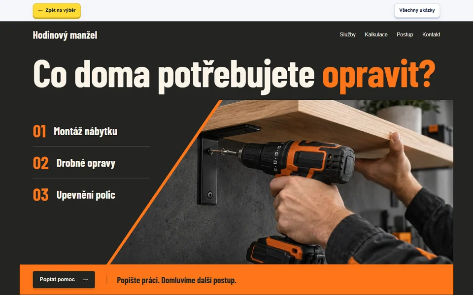 Náhled webu Technický