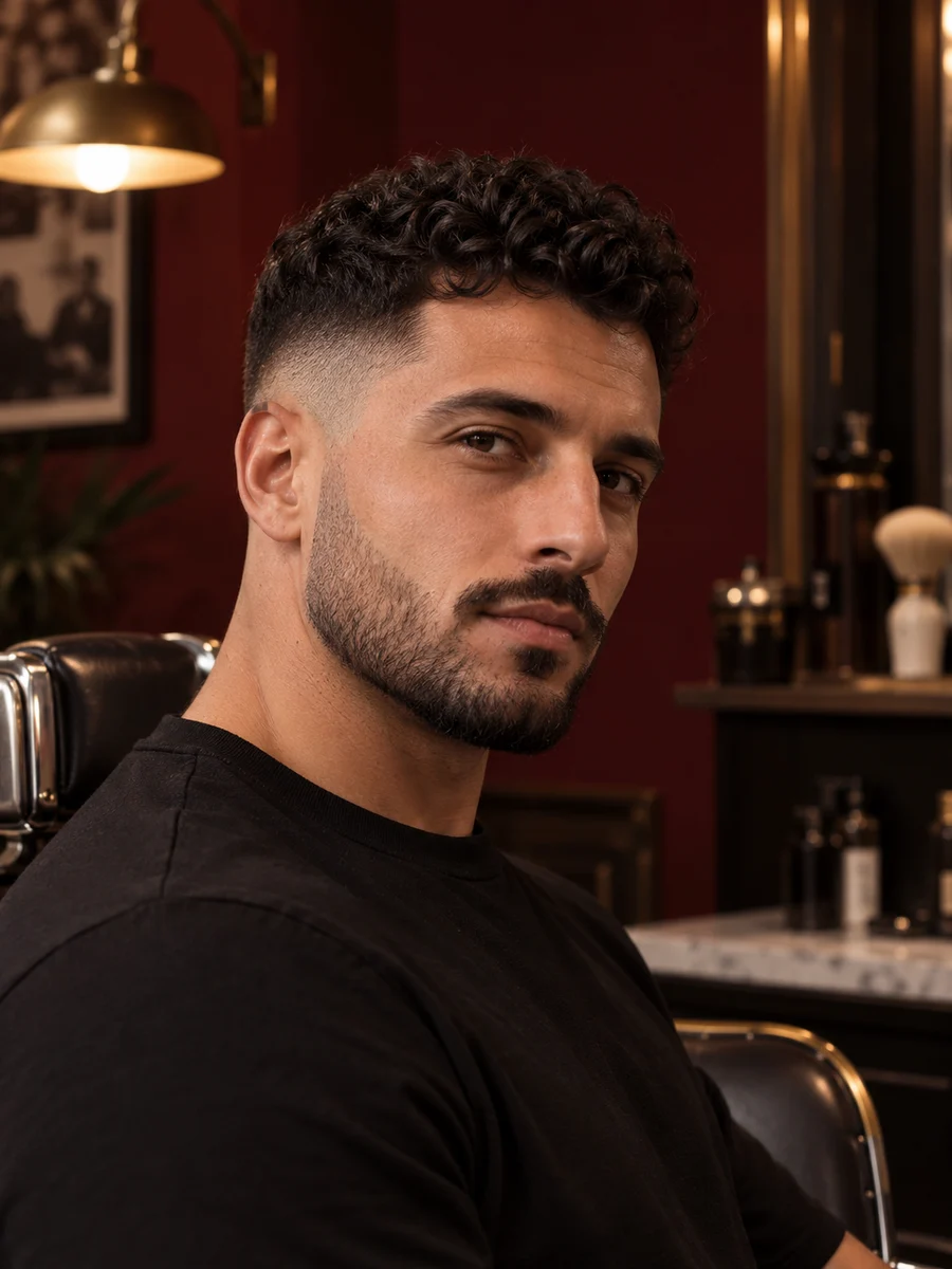 Ilustrační vlasový styling
